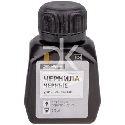 Чернила OfficeSpace черные, 70мл