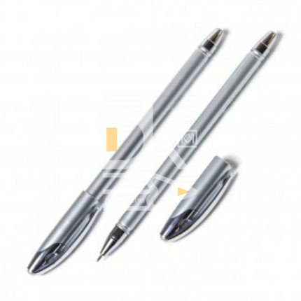 Ручка шариковая Alingar "Silver" синяя, 0,7мм, масл. основа, игольчатый стрержень, 1/48