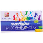 Пластилин Луч "Классика", 06 цветов, 120г, со стеком, картон