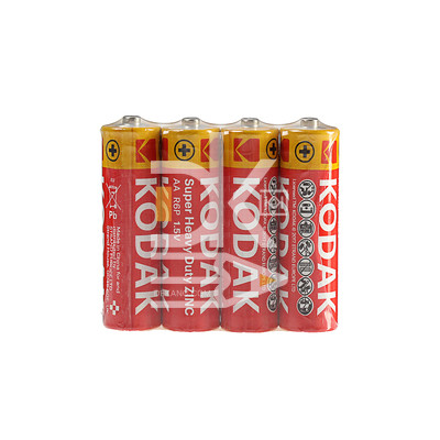 Батарейка Kodak  AA (R06) солевая, 4SHR, 1,5V  1/60