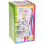 Карандаш сегментный ч/г ArtSpace HB, ассорти