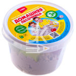 Песок для лепки Lori "Домашняя песочница", морской, 1,5кг, формочки, совочек