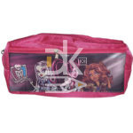Пенал-косметичка LKC "Monster High" 210*85*40 текстиль с боковым карманом