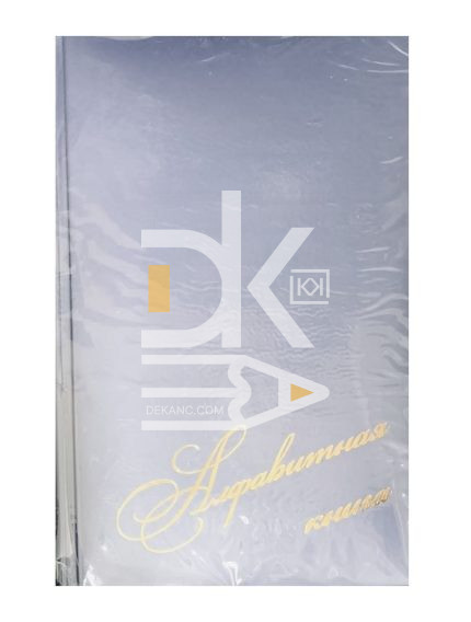 Алфавитная книга А5, 108л., VSP 7БЦ, с высечкой, цвета ассорти БТ160Л