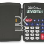 Калькулятор карманный KK-328A, 8 разр.,прозрачн. клавиши, жесткая крышка, 100*65*12мм