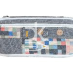 Пенал-косметичка Lucky "F2239-4" 220*100*40 текстиль с боковым карманом