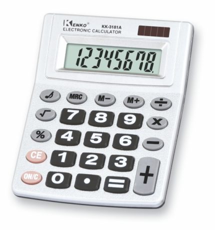 Калькулятор настольный KK-3181A, 8 разр., 127*98*26мм