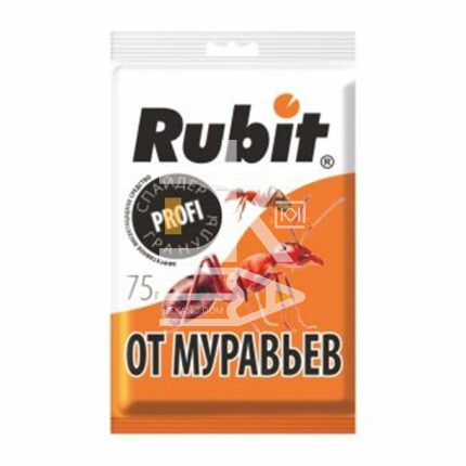 Средство от муравьев гранулы СПАЙДЕР 75г Рубит