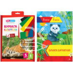 Бархатная бумага A4, ArtSpace, 5л., 5цв.