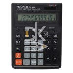 Калькулятор настольный SKAINER SK-444L, 12 разр., двойное питание, 157*200*32мм, черный