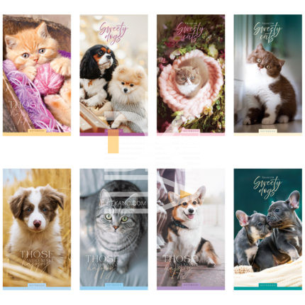 Блокнот, А6, 24л., обл. мягкая, на скрепке, ArtSpace "Cute animals"