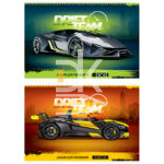 Альбом для рисования 08л., скрепка ArtSpace "Авто. Drift team", эконом