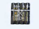 Батарейка GoPower AAA (R03) солевая, 4SHR, 1,5V  1/60
