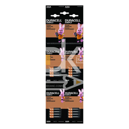 Батарейка Duracell Basic AA (LR03) алкалиновая, 4BL, отрывной набор  1/12