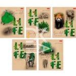 Тетрадь 96л., клетка Hatber "Green Life" крафт  1/6