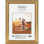 Рамка пластиковая 15*21см, OfficeSpace, №2, золото