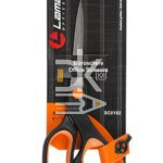 Ножницы Lamark  17,1см,  пластик. ручки, эргономичные, прорезин.