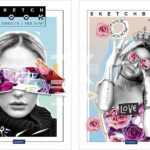 Скетчбук А5, 40л, Hatber "Journal №1" мягкая обл., на склейке