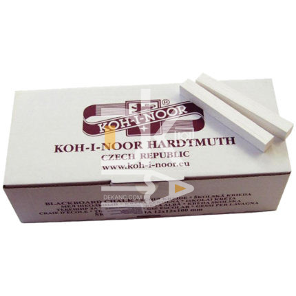 Набор белого мела Koh-I-Noor, 100шт., квадратные, картонная коробка