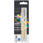 Ручка шариковая Parker "Jotter Orange CT" синяя, 1,0мм, кнопочн., пластик. корпус, блистер