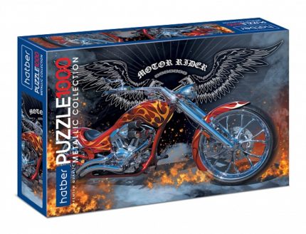 Пазл 1000 эл. Hatber "Speed&Drift" Premium Metallic Collection