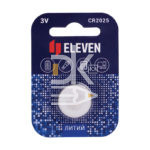 Батарейка Eleven CR2025 литиевая, BC1  1/12