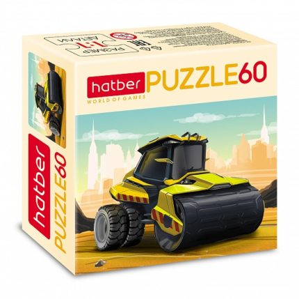 Пазл 60 эл. Hatber "Спецтехника" 23*16,5см