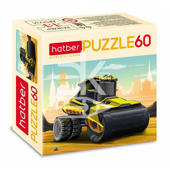 Пазл 60 эл. Hatber "Спецтехника" 23*16,5см Пазл 60 эл. Hatber "Спецтехника" 23*16,5см