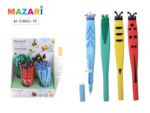 Ручка гелевая Mazari, "Funny Zoo", игольчатый наконечник, корпус прорезин, 0,5мм 1/48