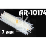 Клеевые стержни 7мм Asmar длина 270мм 1кг/уп., прозрачные