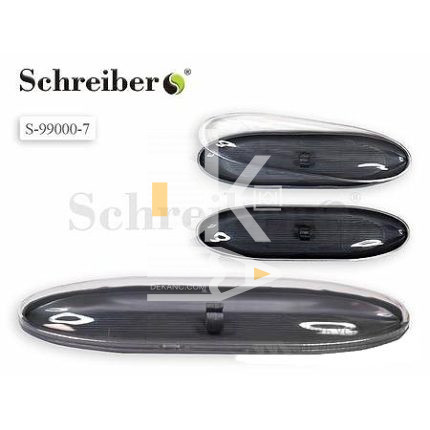 Футляр для ручек " Schreiber " 17*4,5см, пластиковый корпус ассорти