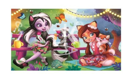 Пазл 33 эл. Оригами "Enchantimals. Волшебные подружки и их любимые зверюшки" 3 в 1