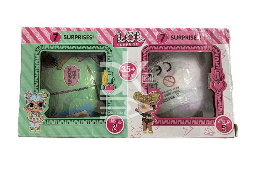 LOL - 7 surprise, 2 куклы в 1 карт. коробке №8648 LOL - 7 surprise, 2 куклы в 1 карт. коробке №8648