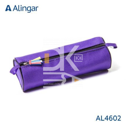 Пенал - тубус, Alingar, текстильный AL-4602, ассорти