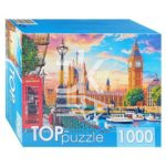 Пазл 1000 эл. Рыжий кот "Великобритания. Лондон" TOP 685*485мм