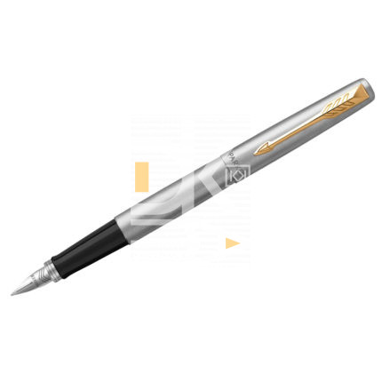 Ручка перьевая Parker "Jotter Stainless Steel GT" 1,0мм, подар. уп.