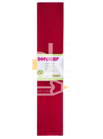 Бумага крепированная Колибри, 50*200см, 30г/м2, бордо
