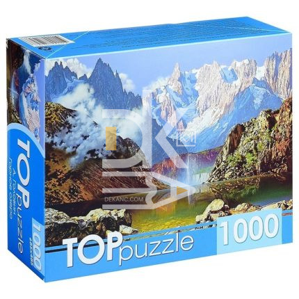 Пазл 1000 эл. Рыжий кот "А. Головин. Горное озеро" Русская коллекция TOP 685*485мм