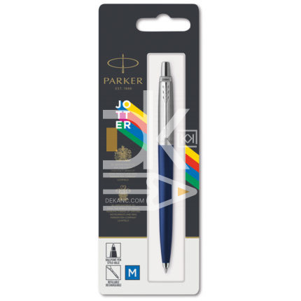 Ручка шариковая Parker "Jotter Navy Blue" синяя, 1,0мм, кнопочн., пластик. корпус, блистер