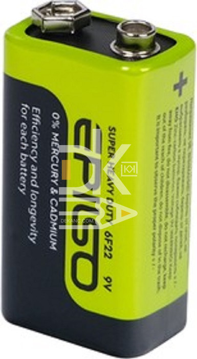 Батарейка Epilso 6F22, крона, 9,0V  1/24