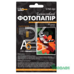Фотобумага А6 LEO, 230г/м2 глянцевая одн., 20л. (10х15) для стр. принтеров