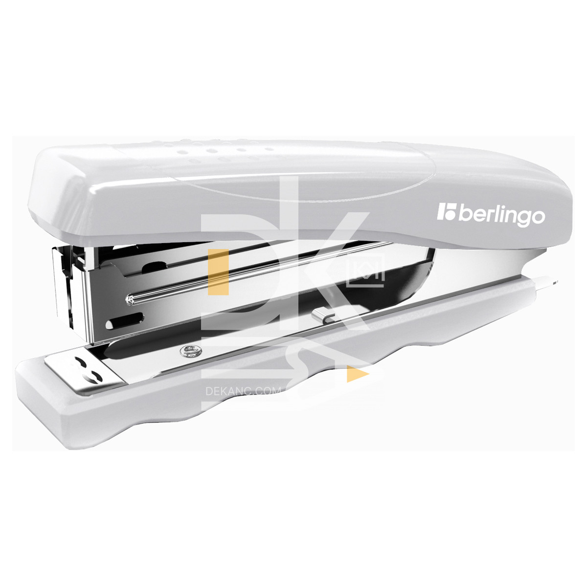 Степлер №10 Berlingo "Comfort" до 16л., пластиковый корпус, серый Степлер №10 Berlingo "Comfort" до 16л., пластиковый корпус, серый
