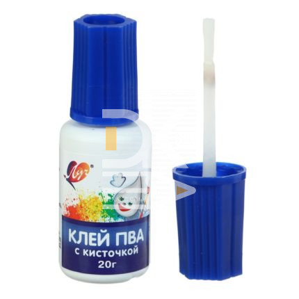 Клей ПВА Луч, 20 г с кисточкой