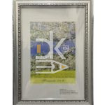 Рамка пластиковая 21*30см, Декор 31.036, пластик, стекло