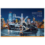 Альбом для рисования 16л., А4, на скрепке ArtSpace "Авто. Super car in the city"