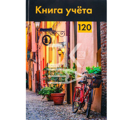 Тетрадь канц.  А4 120л., клетка, Проф-Пресс "Старинная улочка"