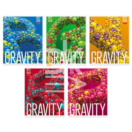 Тетрадь 96л., клетка Hatber "Gravity" 1/6