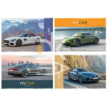 Альбом для рисования 24л., на гребне BG/БиДжи "Car collection"