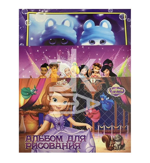 Альбом для рисования 16л., скрепка VSP "Ассорти" Альбом для рисования 16л., скрепка VSP "Ассорти"