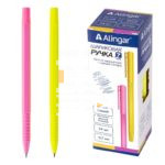 Ручка шариковая Alingar "AL8648" синяя, 0,7мм, цветной пластиковый корпус  1/24